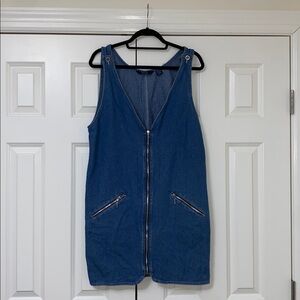 DPS Blue Denim Zip-Up Dress size Small